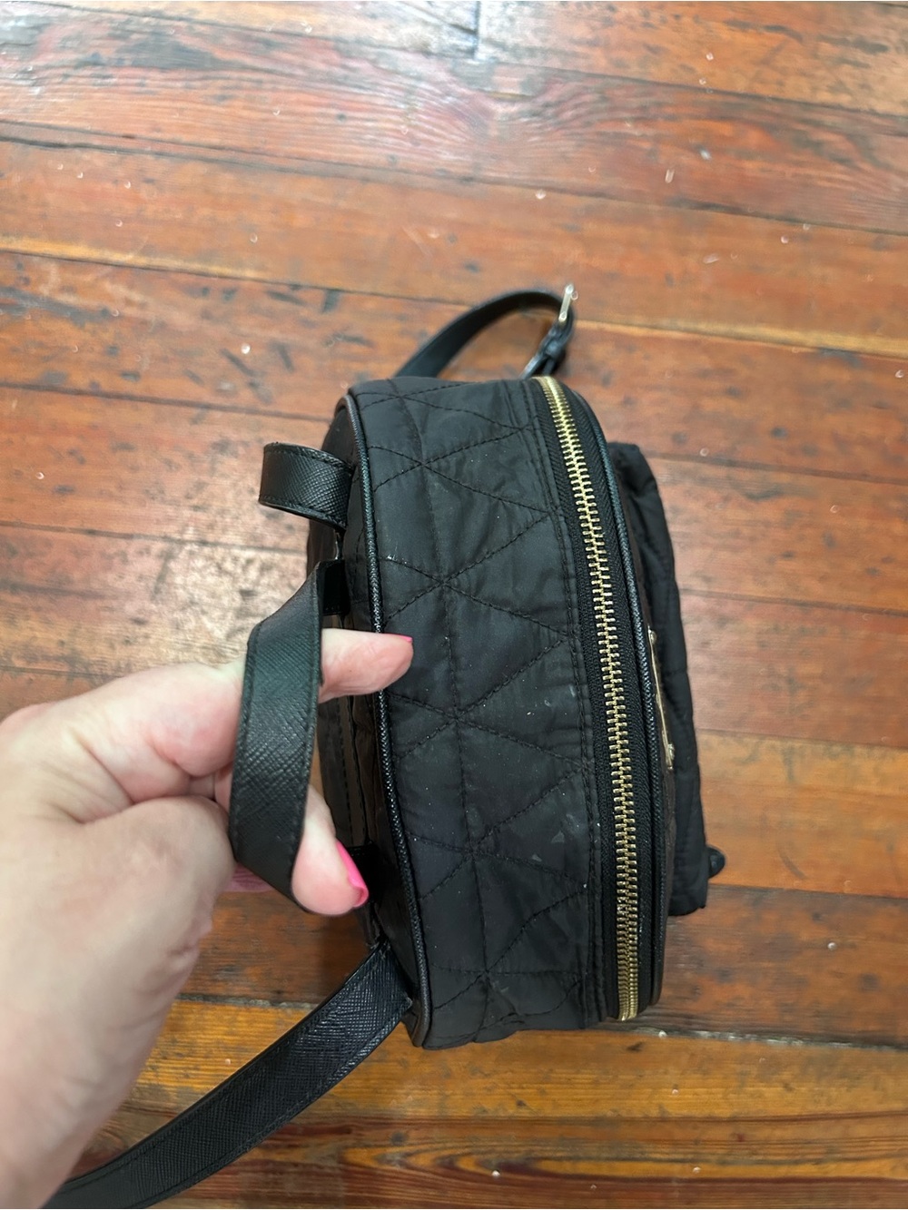 Kate Spade Small Bradley Wilson Road Quilted Backpack - Picture 7 of 17